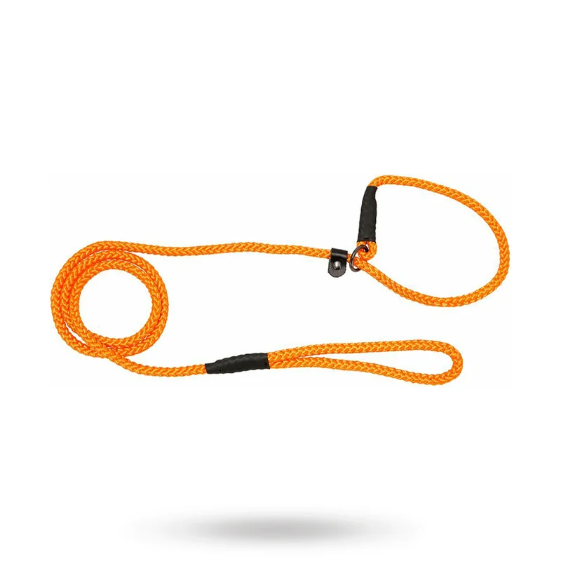 Dogman Retrieverkoppel Iris Orange 160cm - Hundkoppel