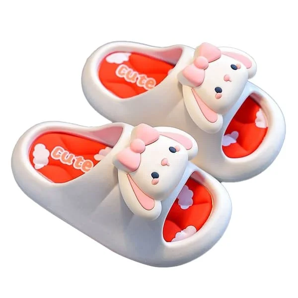 Bunny Toddler Slides Topp-Slippers for Gutter og Jenter - Barne-Slidesandaler