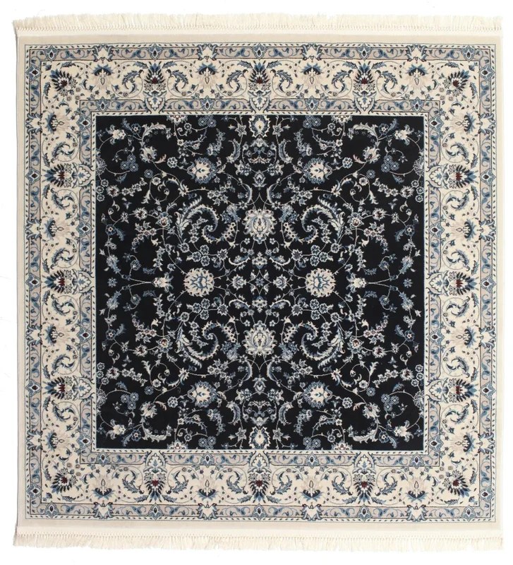 Nain Florentine Rug - Dark Blue 200X200 Classic Style