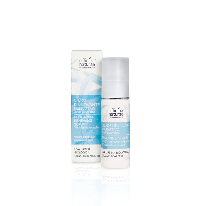 Officina Naturae Innovattivi SIERO RINNOVANTE MULTIATTIVO con acido Ialuronico 30ml - Siero viso effetto globale