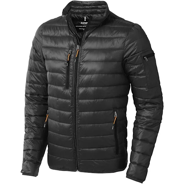 Elevate Mens Scotia Light Down Jacket L Antracit