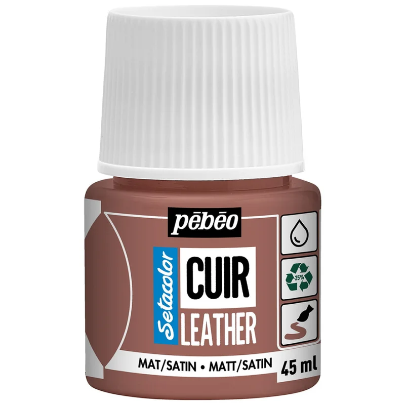 Pébéo Setacolor Cuir Leather Läderfärg 45ml Pure White