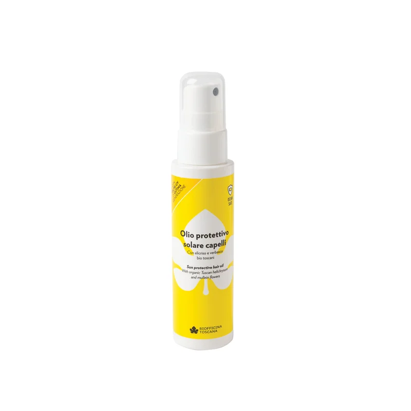 Biofficina Toscana Olio protettivo solare capelli 100ml - Trattamento Protezione Solare Capelli