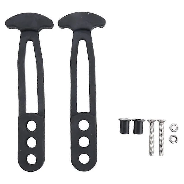 2-pack veneen teleskooppitikkaat kuminauha kyytiin nousu kiinteä lukitusvyö säädettävä 3-reikäinen ponttonivene jahti katto musta SZRH [BR]_jar
