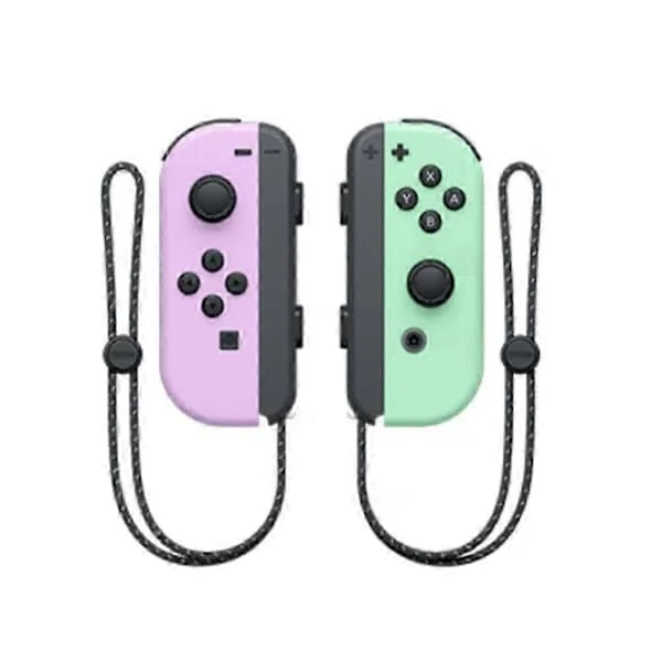 [RM]Joycon trådløs håndkontroll for Nintendo Switch, støtter vekkefunksjon, venstre høyre fjernkontroll med håndleddsrem lilla grønn
