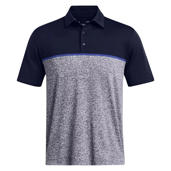 Under Armour Mens Playoff 3.0 Stripe Polo Shirt XXL Midnight Na