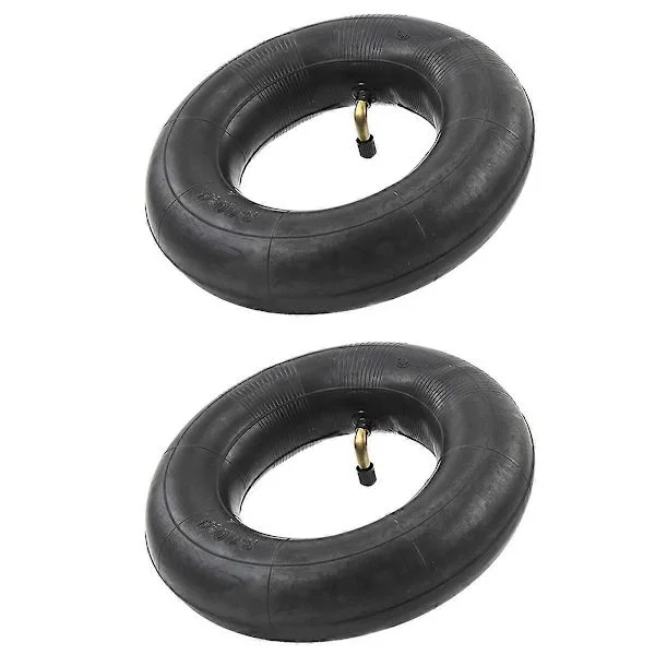Paket med 2 Innerslangar med TR87 Ventil för Skottkärra, Säckkärra, Handkärra 3.00-4, 10X3, 260X85 Svart