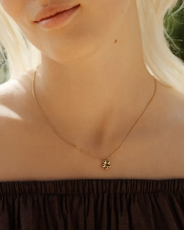 Edblad Daisy Necklace S Gold Złoty Biżuteria Dziewczyna - Kids Brand Store