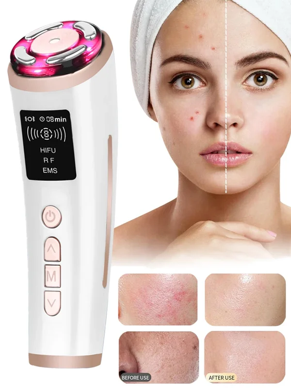 AliExpress - Hifu Face Lifting Maschine Gesichtsmassage EMS Gesichts Mikrostrom Hautverjüngung Anti-Aging Gesichtsmassagegerät Mini Hifu Maschine