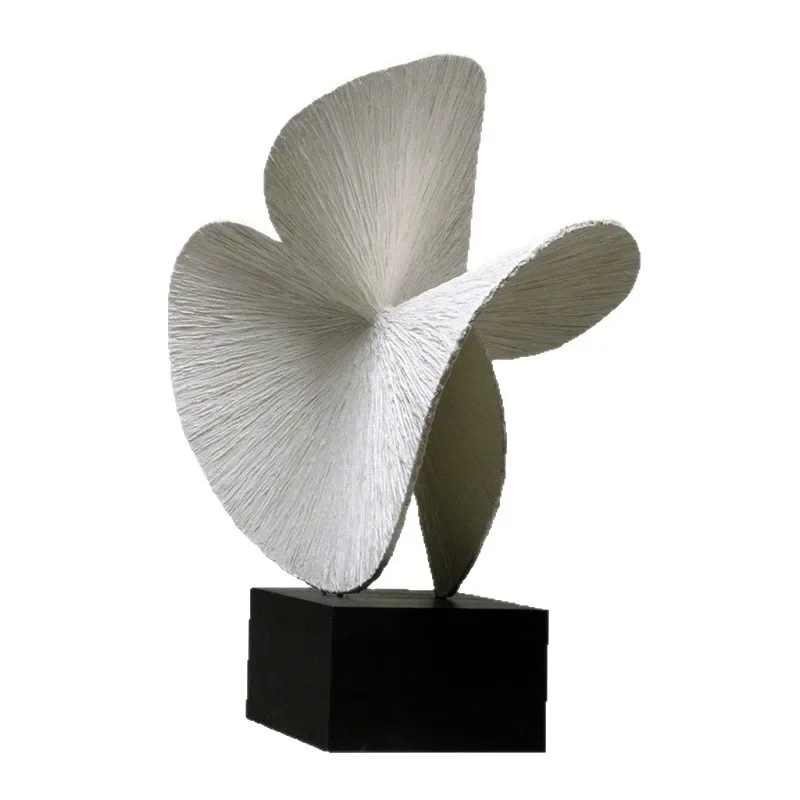 AliExpress - Ginkgoblatt Harz Ornament Geometrische Kunst Skulptur Desktop Statue Modell Wohnaccessoires Dekoration Handwerk Figuren Miniaturen