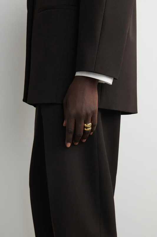 COS 3-Pack Stacking Rings in Gold-coloured - Women