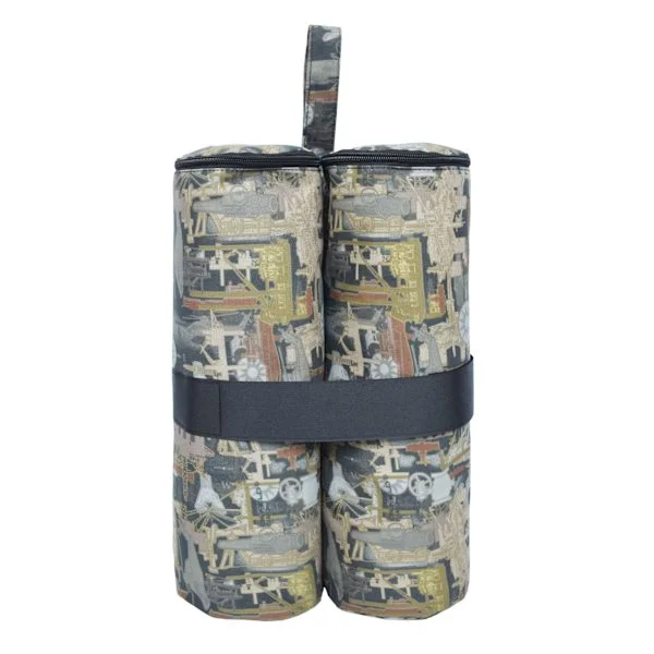 Flyvemaskine Camouflage 4 Pak Gazebo Sand Vægte, Tung Vægt, Industriel Kvalitet, Heavy Duty, Benvægte, Benvægte, Solsejl Telte