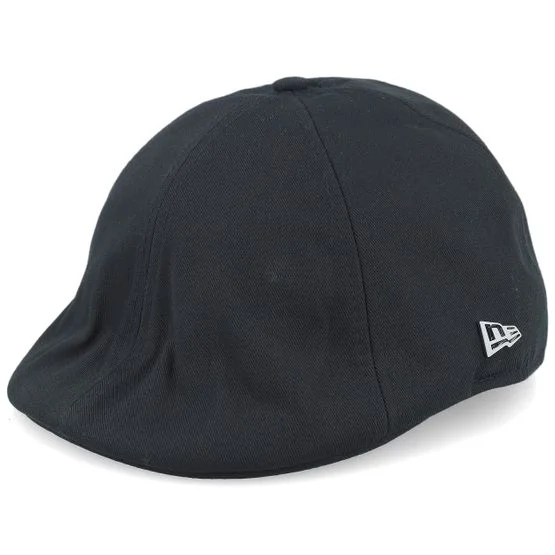 New Era - Černá flatcap Kšiltovka - Essential Duckbill Black Flat Cap @ Hatstore
