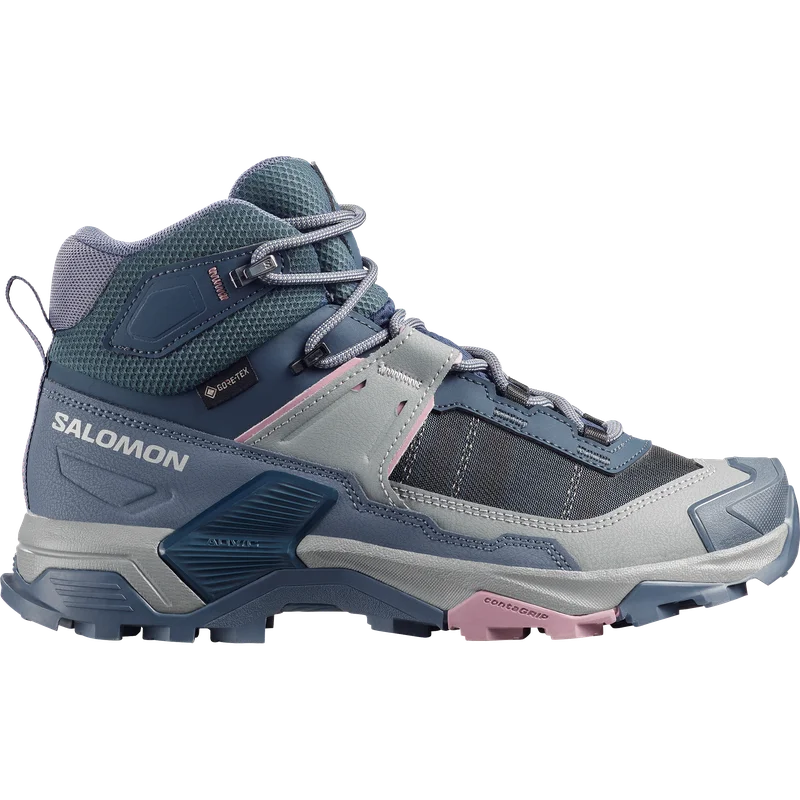 Salomon - Women's Hiking & Backpacking Shoes X Ultra 5 Mid GTX W - 4