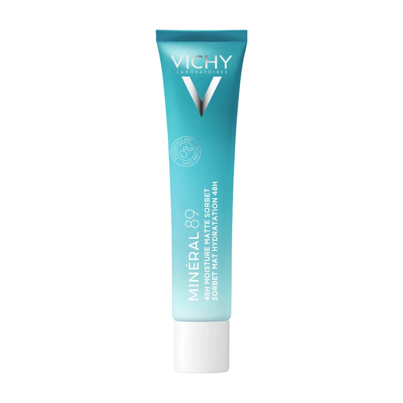 VICHY Mineral 89 Moisture Matte Sorbet 48H 40ml - Crema viso giorno idratante