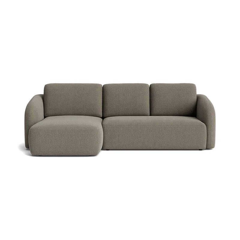 Savona chaiselong sovesofa, venstrevendt | opbevaring - Nordic Grå - 270x154x94 - Sofa, sovesofa, chaiselong