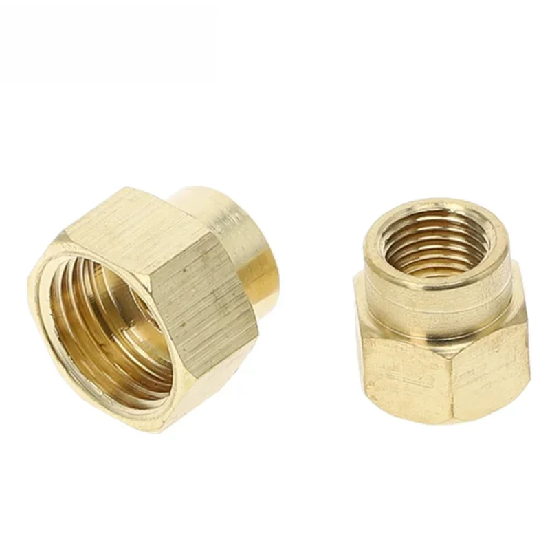 AliExpress - 1 pièce Raccord de tuyauterie en laiton BSP 1/8 1/4 3/8 1/2 " filetage femelle x femelle, avec écrou hexagonal et connecteur de tige, 