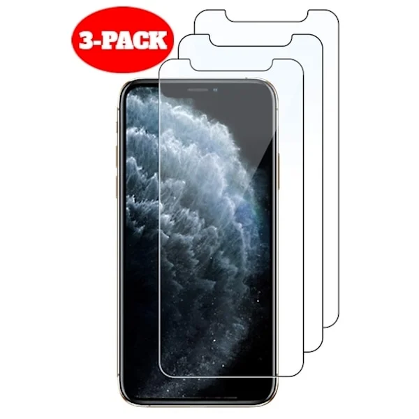 [3-PACK] iPhone 11 / iPhone XR Skärmskydd i härdat glas