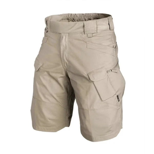 Khaki3XL Vattentäta taktiska arbetsbyxor för män, lediga militära stridsbyxor, lätta och ventilerande vandrings-, fiske- och utomhusshorts