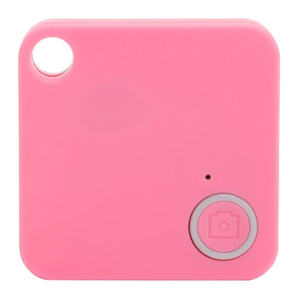 Bluetooth Sporingsenhet Anti-Mist Key Finder Gjenstands Lokalisator Anti-Tyveri Alarm for Barn Kjæledyr Lommebok (Rosa)