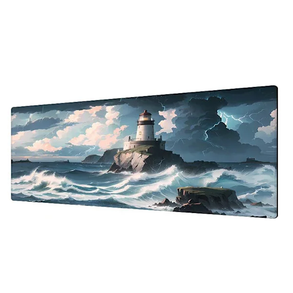 Mouse pad, keyboard mat - Thickened desk mat Model 2 L L