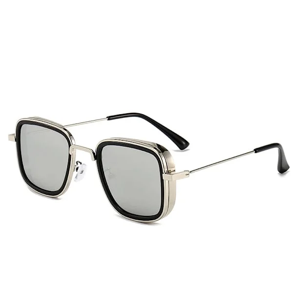 2022 Vintage Steampunk Metal Solbriller Mænd Retro Firkantede Briller Trendy Mærke Solbriller Nuancer til Kvinder Lunettes De Soleil