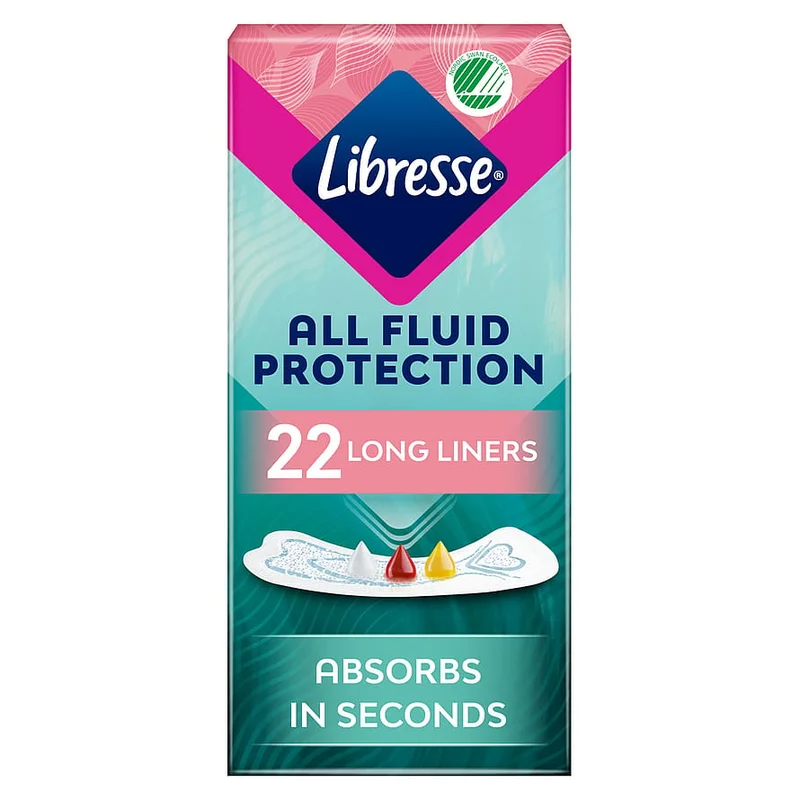 Libresse Trusseindlæg Extra Protection Long 22 stk, Medicin & Pleje, Bind & Indlæg, Trusseindlæg