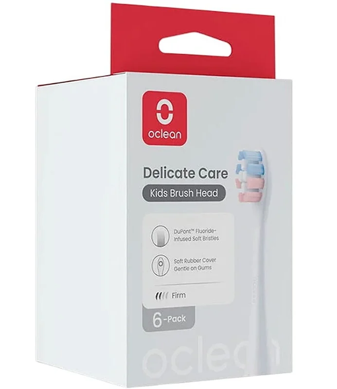 Oclean Børstehoveder Kids / Børn 6-Pak Hvid, Medicin & Pleje, Tandbørster, Børstehoveder