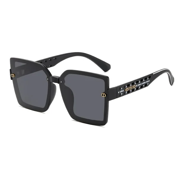 Store polariserede solbriller til kvinder, high-end stil, solbeskyttelse, trendy rejsebriller