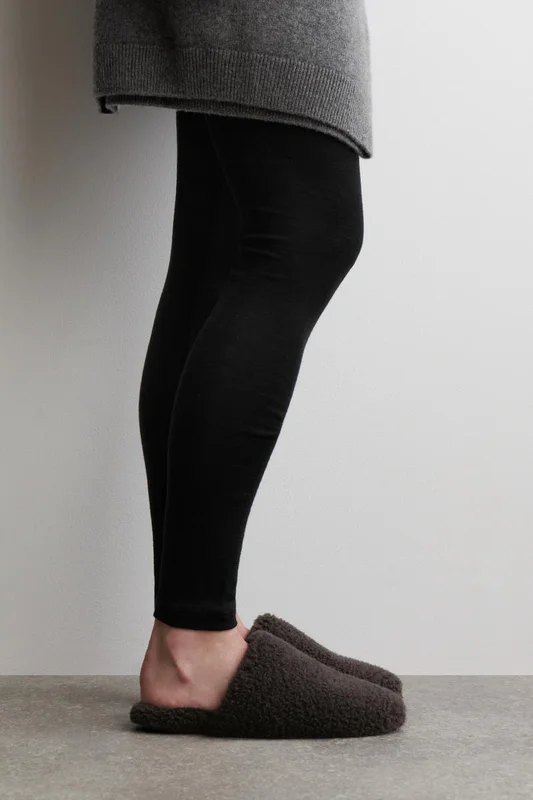 COS Teddy Mules in Brown - Women