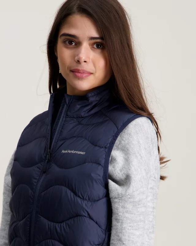 Peak Performance Jr Helium Down Vest Blå Vester Jente - Kids Brand Store