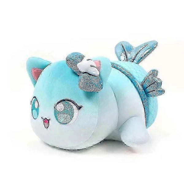 Meemeow Aphmau Plys Meemeows Mad Katte Plysdyr Bundt Ahpmau Pommes Frites Burger Pude Plyslegetøj Kawaii Søde Plys Katte Dukke Havfruekat