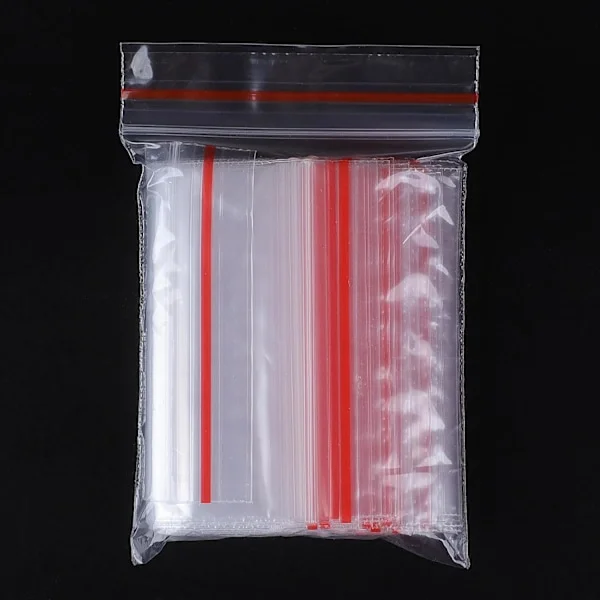 Små påsar Små zip-påsar Förslutningsbara grip-tätnings-påsar 7 x 10 cm (2,7 x 3,9 tum) Transparenta Mini Plastpåsar Transparenta Polyetenpåsar Stor