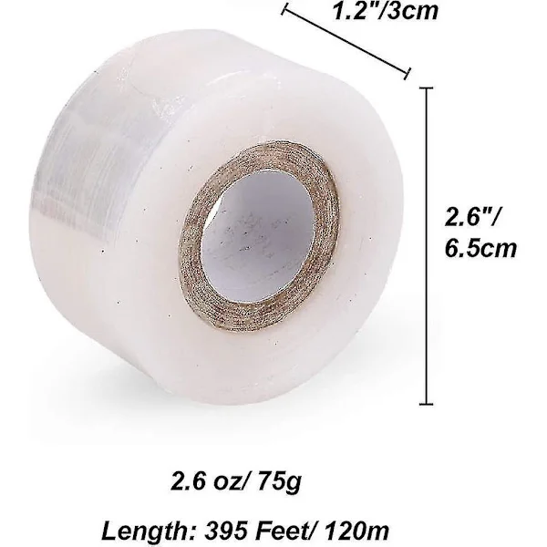 1 Förpackning Parafilm Grafting Tape För Fruktträd Parafilm Blomtejp Grafting Verktyg Trädgårdsväxttejp Pe Plantskola Tejp Stretch Självhäftande 