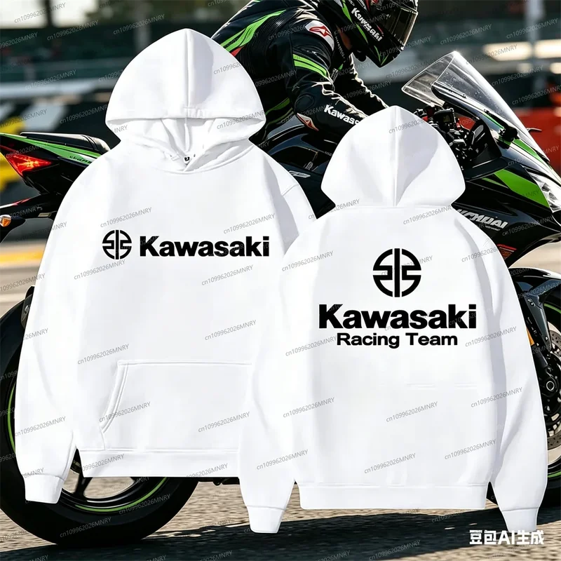 AliExpress - KAWASAKI Motorrad-Hoodie, Herren-Hoodie, Damen-Hoodie, bedruckter Woll-Hoodie, warmes Oberteil, lässiger Sport-Hoodie für Frühling und 