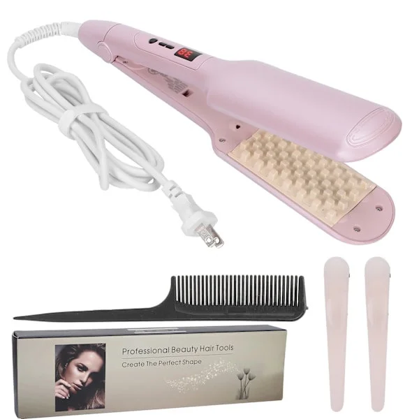 Volumizing Curling Iron Iron Grid Hair Volume Crimper Fluffy Hair Curler for Hair Styling Tools 110-220V US Plug 0.1