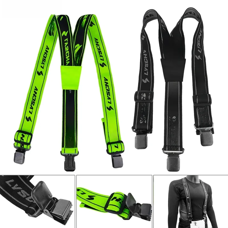 AliExpress - Bretelles de pantalon robustes, flambant neuves, réglables, dos en Y, pantalons de course de moto, pièces de vêtements à Jet de neige L