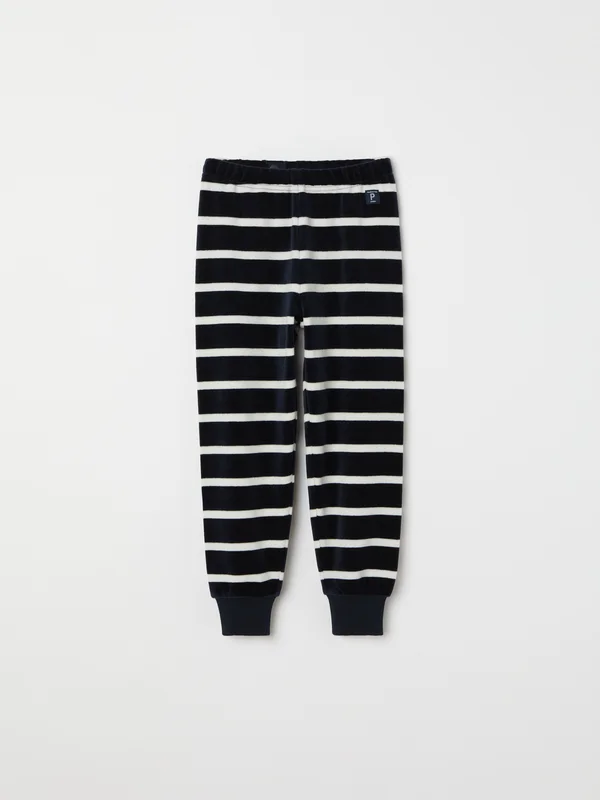 Polarn O. Pyret - Striped trousers - blue - Size: 86 - Children's clothing 1-1.5 Years