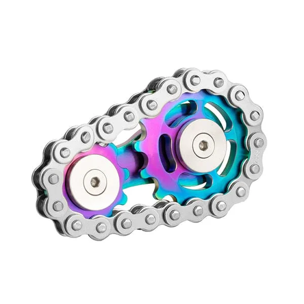 Kugghjul Kedja Cykel Nyhet Skrivbord Metall Leksak 1st (Färgglad)