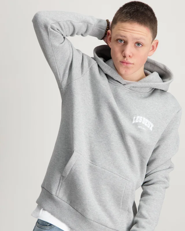 Les Deux Hoop Hoodie KIDS Grijs Hoodies Jongens - Kids Brand Store