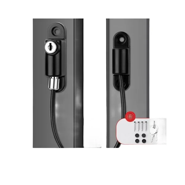Safety Lock for Front Door, Upgraded Child-Safe Door Reinforcement Lock, Extra Door Lock for Inward Opening Door