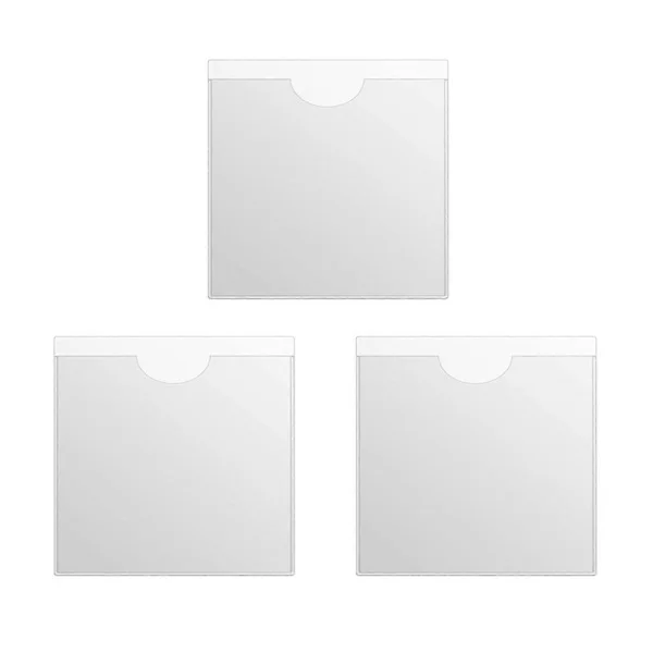 Parkeringskortsholder for bilens frontrute Parkeringsmerker Klar Lim 3