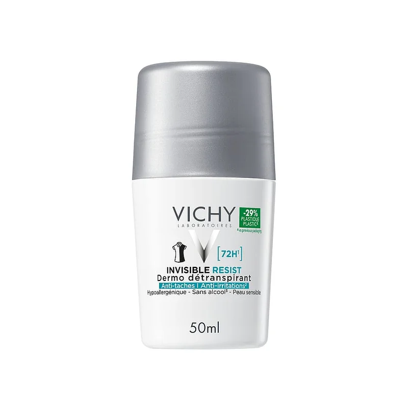 Spar 20% • Køb 2, Vichy Invisible Protect 72H Anti-Stain Roll-On 50 ml, Parfumer & Dufte, Parfumer & Dufte, Deodorant