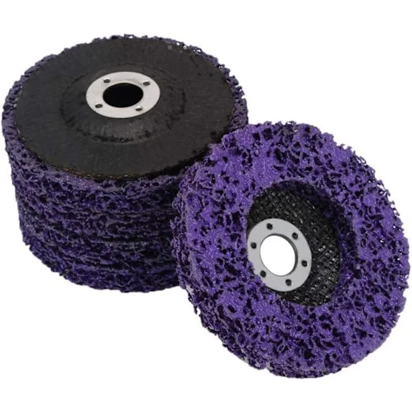 5-pack vinkelslipmaskin slipdiskar - rengöringsskiva för att ta bort färg, rost