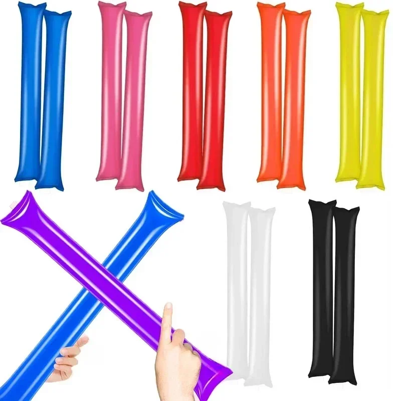 AliExpress - 30 pièces bâtons gonflables fabricant de bruit équipe esprit Boom bâtons acclamant fabricants de bruit en plastique pom-pom girl esprit 