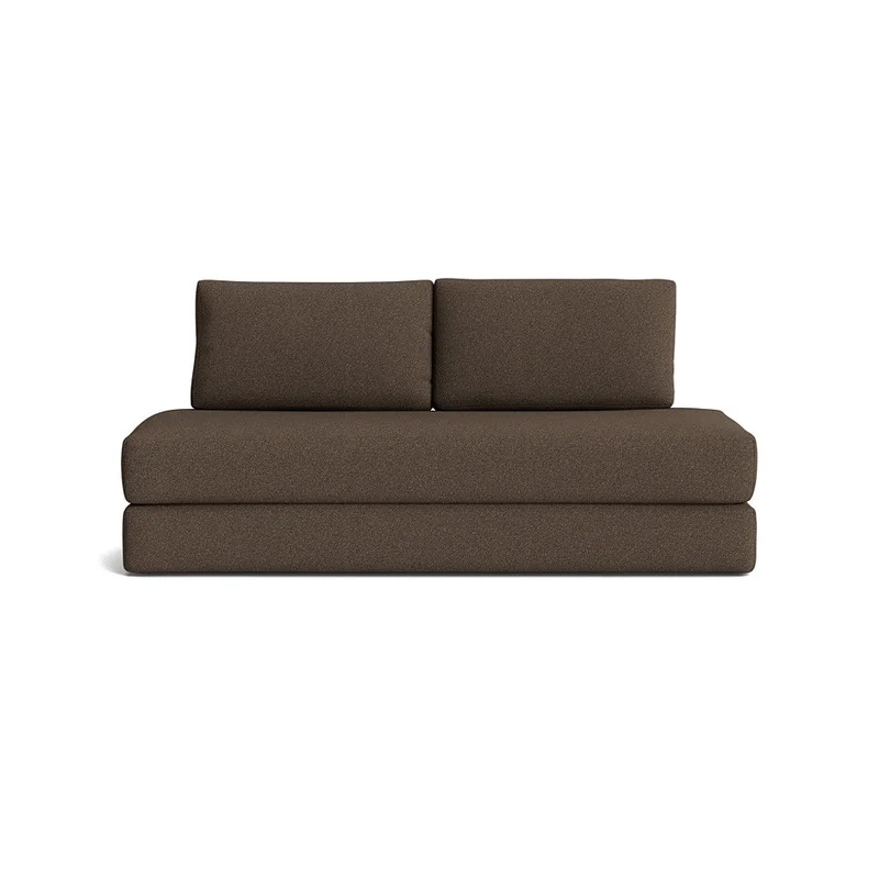 Fold 3 personers sovesofa - Bouclé Brun - 202,5x81x88 - Sofa, sovesofa