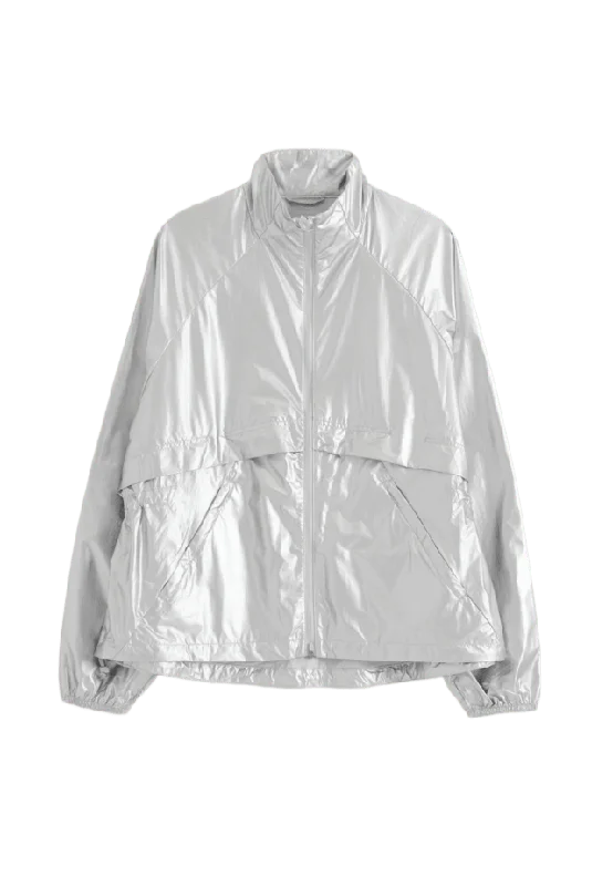 aim'n Metallic Running Jacket Träningsjackor Dam Silver S