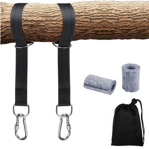 Hengekøye stropper, 2 sett tunge hengekøye stropper 2x150CM med