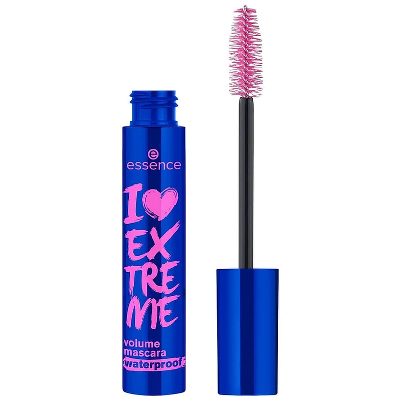 Essence I Love Extreme Volume Mascara Black Waterproof, Makeup, Øjne, Mascara