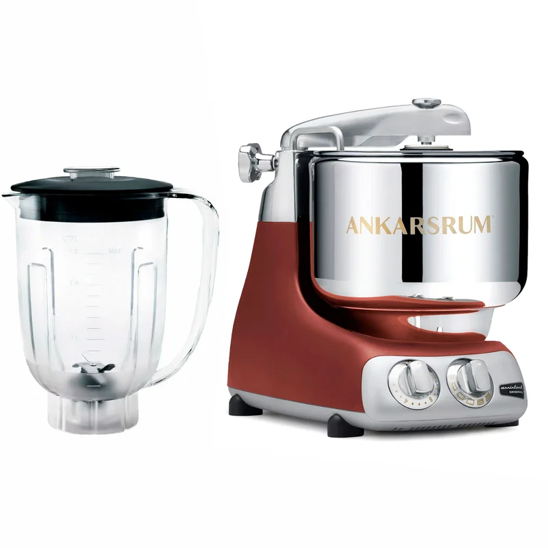 Ankarsrum Assistent Original AKM6230 Rustic Maroon + Tritan Blender | Köksmaskiner > Köksassistenter | Bagaren och Kocken